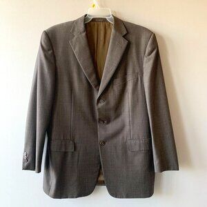 Ermenegildo Zegna Sport Coat Men's 44 R Brown Suit Jacket‎ Wool Blazer $2895